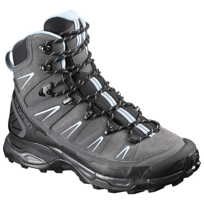 Buty Trekkingowe Damskie Salomon X ULTRA TREK GTX® W - Czarne / Szare - Polska (921-LYSQWF)